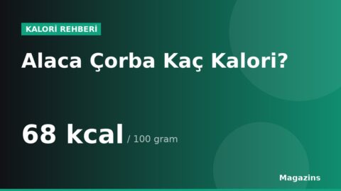 Alaca Çorba Kaç Kalori? 100 Gram ve 1 Porsiyon Alaca Çorba Besin Değerleri