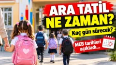 Ara tatil tarihi belli oldu mu? Ara tatil ne zaman? Hangi tarihte başlayacak?
