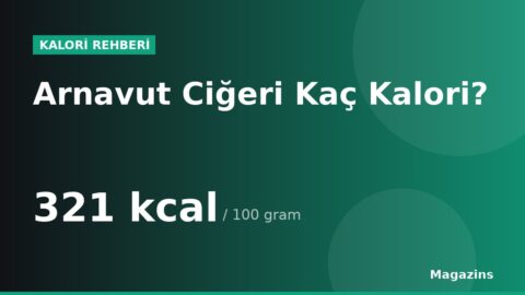 Arnavut Ciğeri Kaç Kalori? 100 Gram ve 1 Porsiyon Arnavut Ciğeri Besin Değerleri