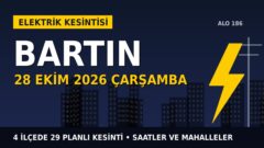 Bartın elektrik kesintisi 28 Ekim Çarşamba: BAŞKENT EDAŞ saatleri açıkladı, hangi ilçelerde elektrik yok?