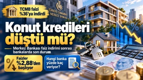 Konut kredileri düştü mü, son durum nedir, hangi banka yüzde kaçla ev kredisi veriyor? İşte 23 Ekim 2026 güncel faiz oranları