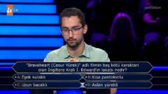 Braveheart filmindeki I. Edward’ın lakabı nedir? Longshanks ne demek? Milyoner cevabı ne? Hangi şık doğru?