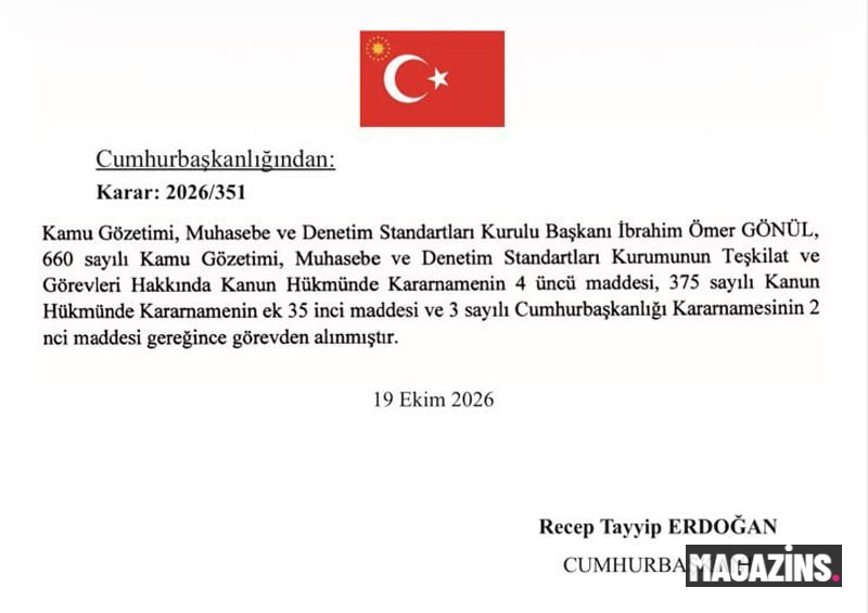 Erdoğan imzaladı: Fon vurgununun ardından ekonomi bürokrasisinde kritik atama ve görevden almalar