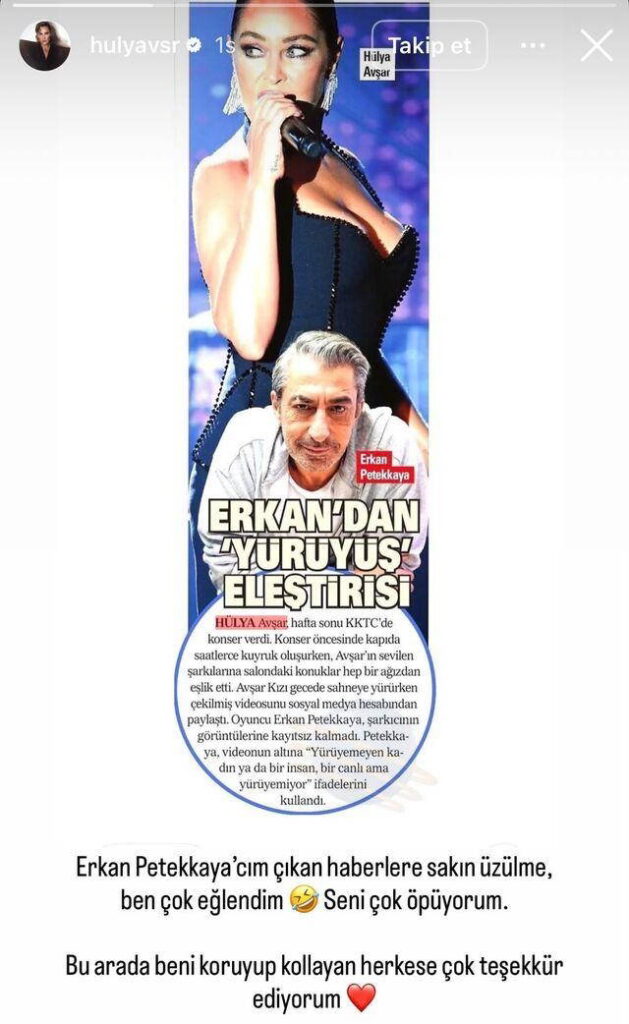 Erkan Petekkaya'ya Hülya Avşar'dan destek sözleri: 'Sakın üzülme, ben çok eğlendim'