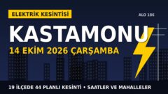 Kastamonu’da elektrik kesintisi alarmı 14 Ekim Çarşamba! BAŞKENT EDAŞ duyurdu: Kesinti saatleri belli oldu, işte detaylar