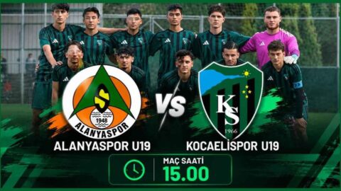 Kocaelispor U19 – Alanyaspor U19 ne zaman? Saat kaçta?