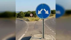 Mavi yuvarlak trafik tabelası nedir? İşte merak edilenler