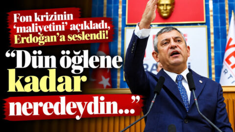Özgür Özel, Fon krizinin ‘maliyetini’ duyurdu