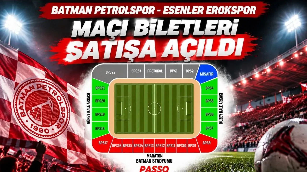 Batman Petrolspor Maçı Ne Zaman? Erokspor Bilet Fiyatları Kaç TL? Passo Kart Sınırı Nedir?