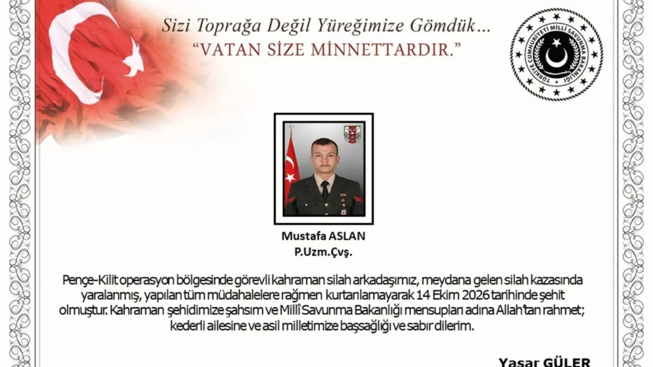 Şehit Mustafa Aslan kimdir? Nereli ve kaç yaşında?