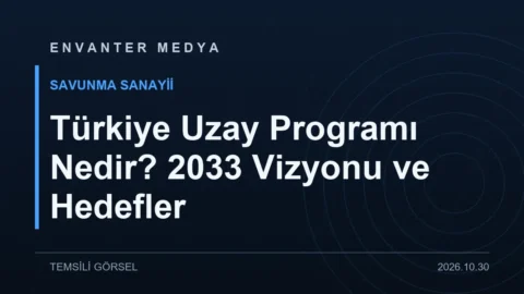 Türkiye Uzay Programı Nedir? 2033 Vizyonu ve Hedefler