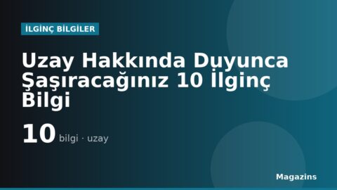 Uzay Hakkında Duyunca Şaşıracağınız 10 İlginç Bilgi