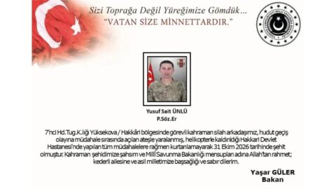 Yusuf Sait Ünlü kimdir, nasıl şehit oldu? Hakkari Yüksekova’da ne oldu?