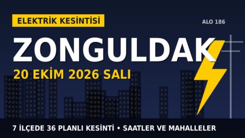 Zonguldak elektrik kesintisi 20 Ekim Salı: BAŞKENT EDAŞ saatleri açıkladı, hangi ilçelerde elektrik yok?